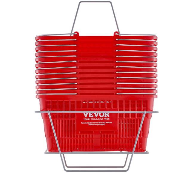 Pirkinių krepšys 12 vnt. su rankena ir stovu8