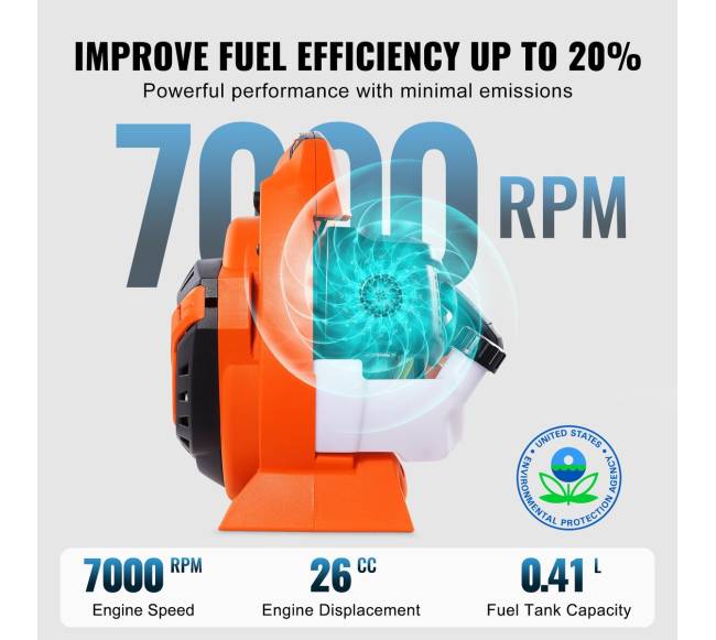 Benzininis rankinis lapų pūstuvas 26cc2