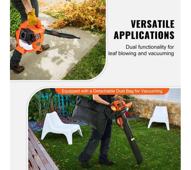 Benzininis rankinis lapų pūstuvas 26cc4