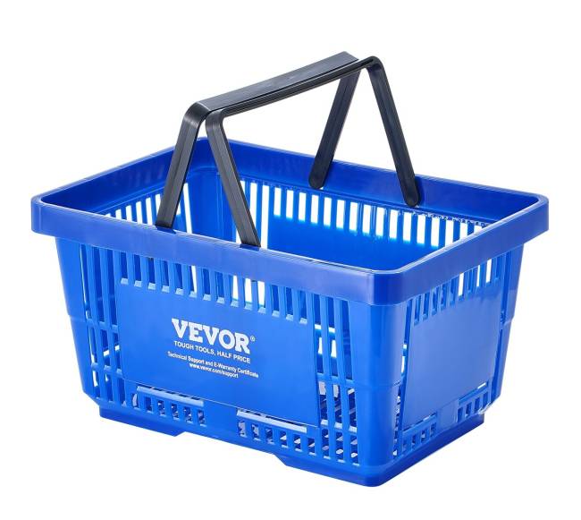 Nešiojamas pirkinių krepšelis su rankena ir stovu0