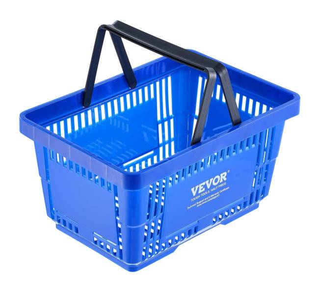 Nešiojamas pirkinių krepšelis su rankena ir stovu10