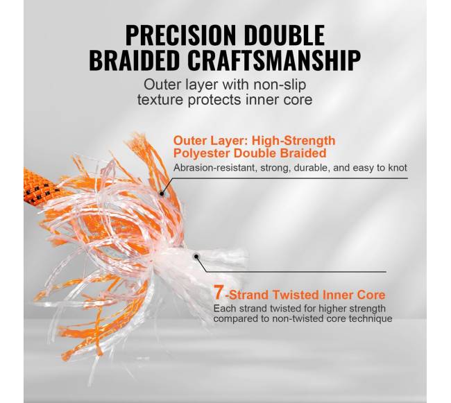 Medžio laipiojimo virvė 36 m 48 gijų2