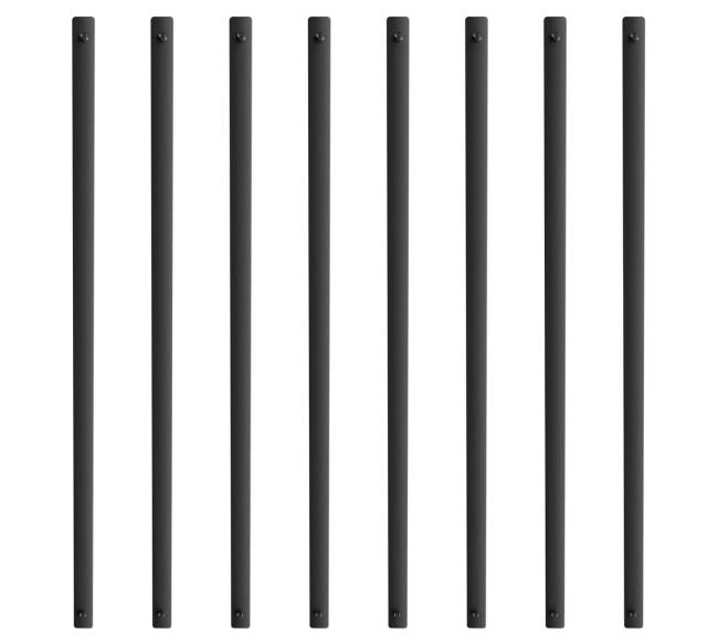 Laiptų metalinės balustrados 51 vnt.0