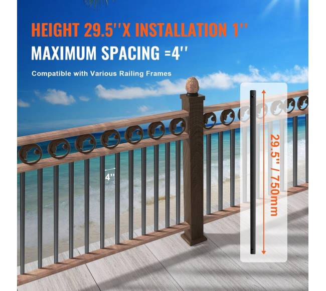 Laiptų metalinės balustrados 51 vnt.2