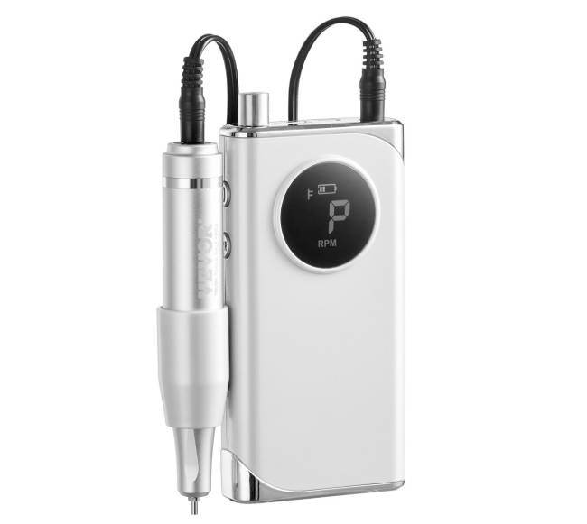 Elektrinis belaidis nagų gręžtuvas 40000 RPM su ekranu0