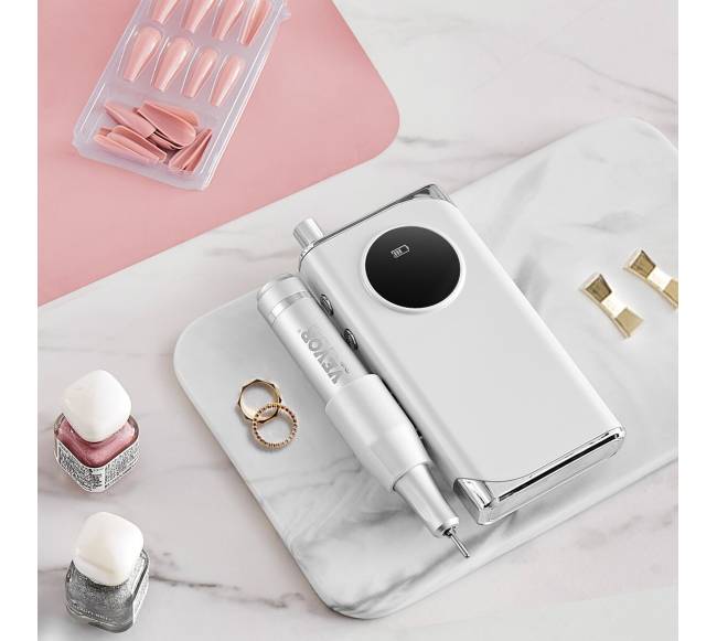 Elektrinis belaidis nagų gręžtuvas 40000 RPM su ekranu7