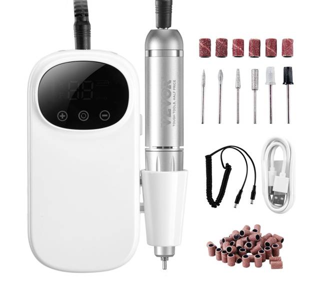 Elektrinis belaidis nagų dildė 35 000 aps.min.8