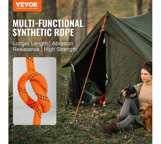 Medžiotojo virvė, dviguba pynė, 34" x 67 m1