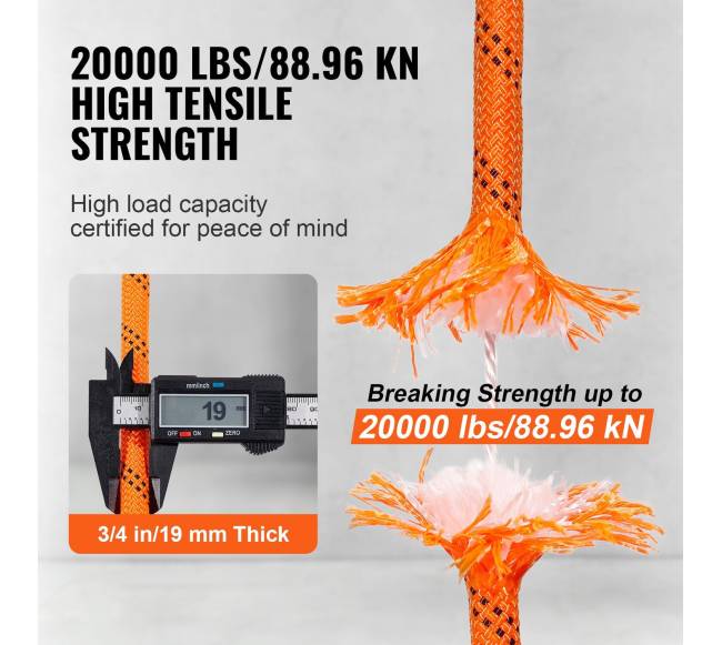 Medžiotojo virvė, dviguba pynė, 34" x 67 m4