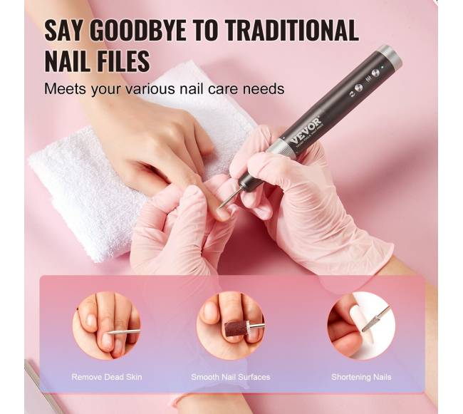 Elektrinis belaidis nagų grąžtas 30000 RPM4