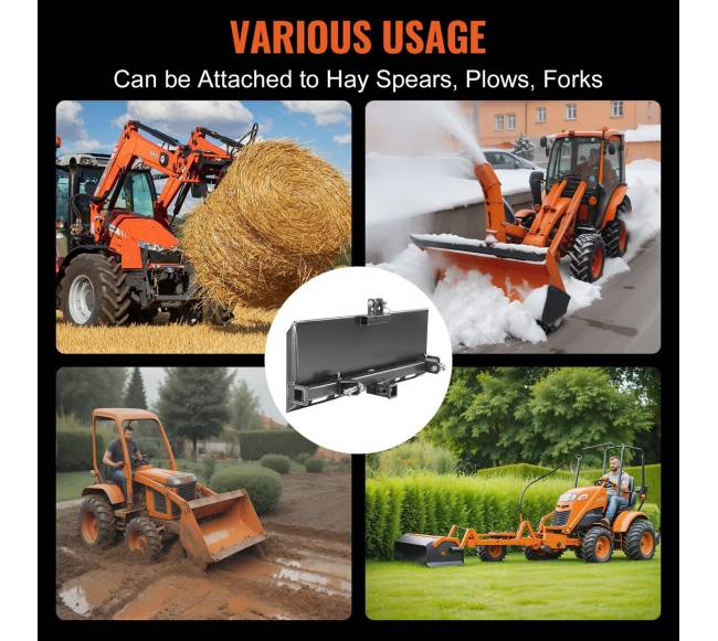 Universalus 3 taškų krautuvo plokštė 38"5