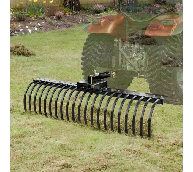 Peizažo grėblys su 21 plienine šakele7