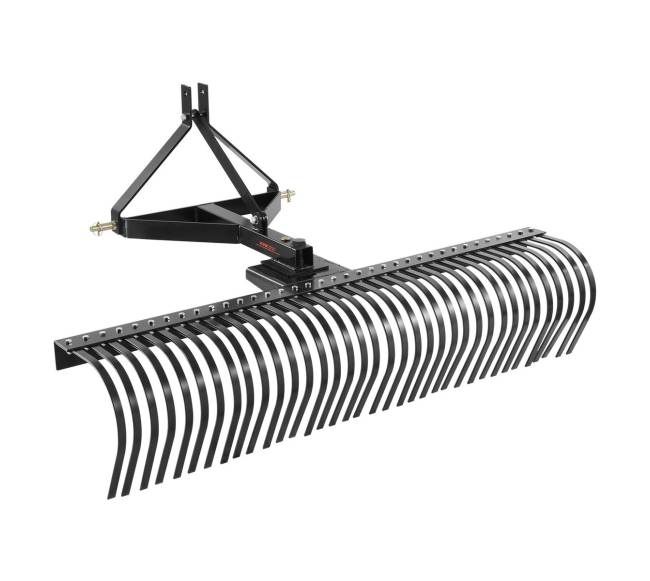 Velkama 3 taškų vejos aeravimo grėblys0