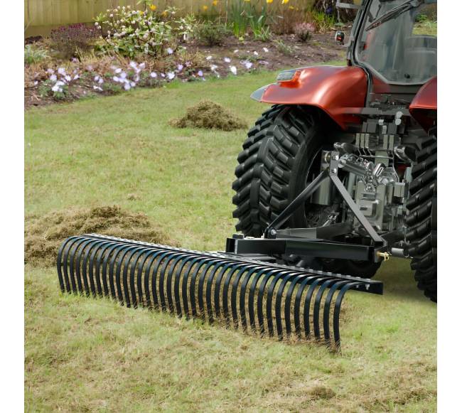 Velkama 3 taškų vejos aeravimo grėblys7