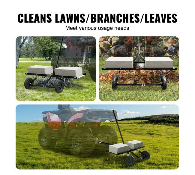 Velkamas vejos skarifikatorius 101 cm su 20 spyruoklių5