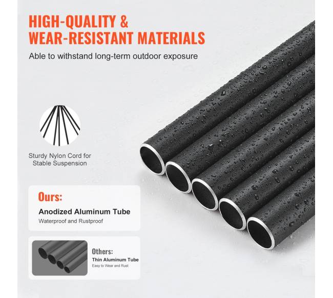 Išoriniai 1220 mm aliuminio vėjo varpeliai4