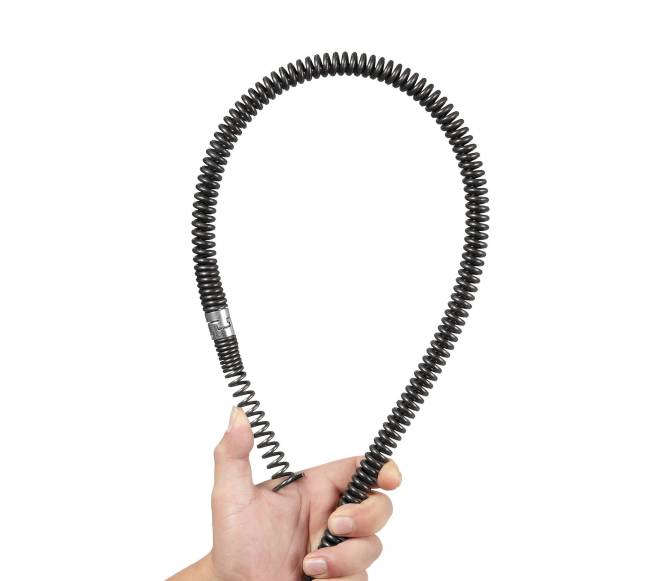 Drenažo valymo spiralė su pjaustyklėmis0