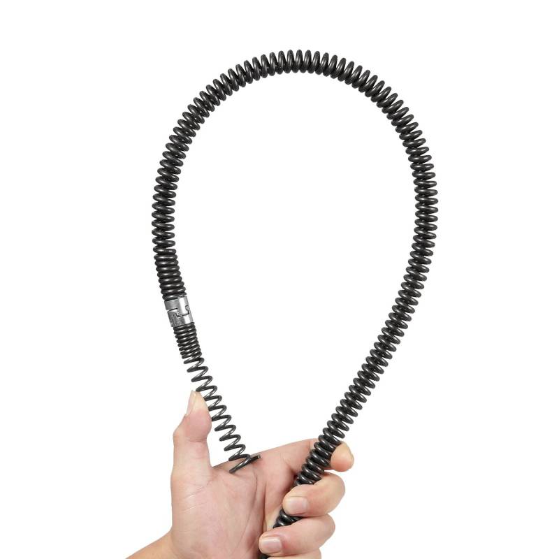 Drenažo valymo spiralė su pjaustyklėmis0