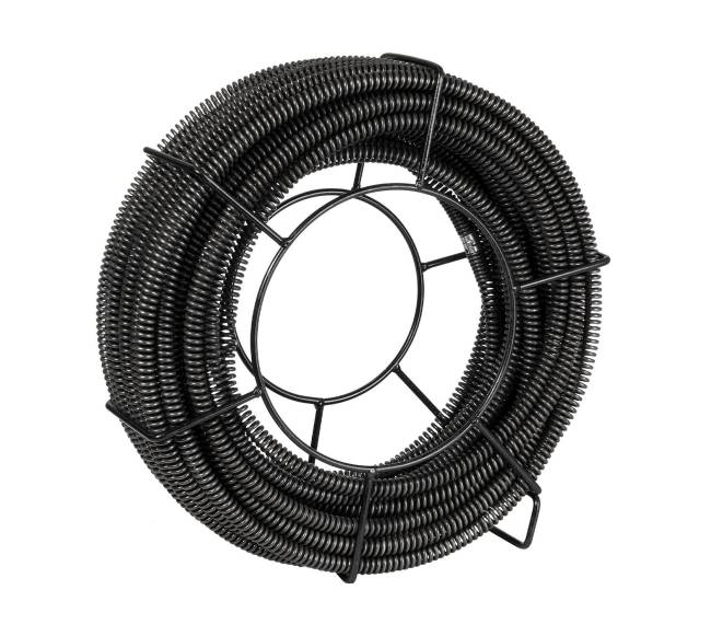 Drenažo valymo spiralė su pjaustyklėmis9