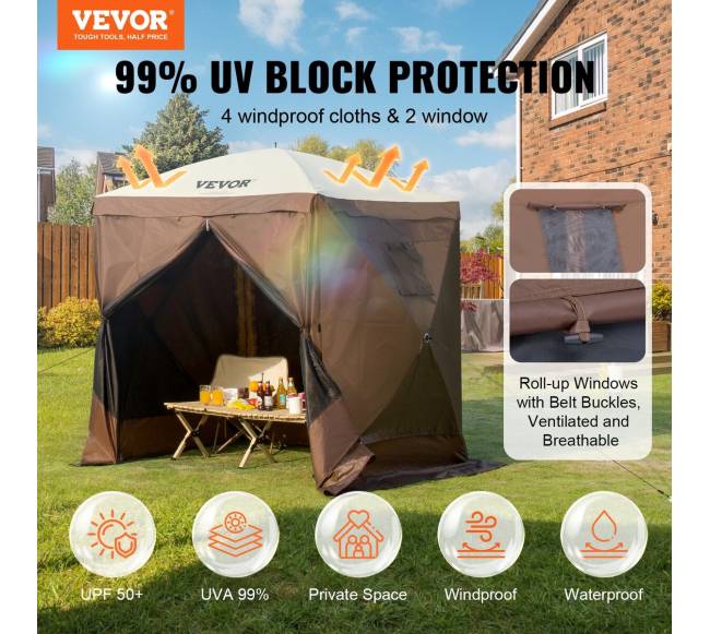 išskleidžiama pavėsinė palapinė su tinkleliu1