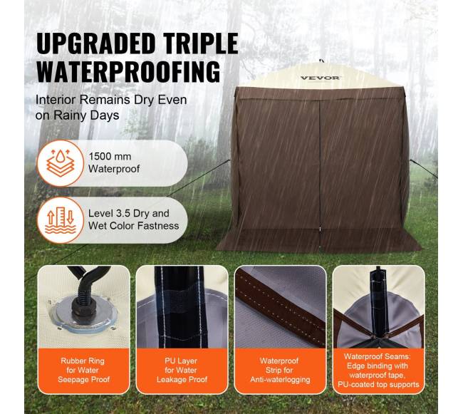 išskleidžiama pavėsinė palapinė su tinkleliu2