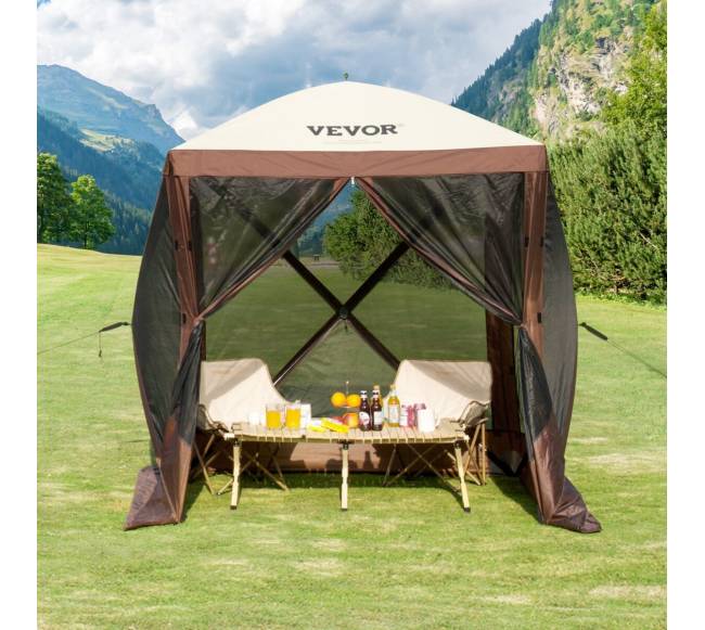 išskleidžiama pavėsinė palapinė su tinkleliu7