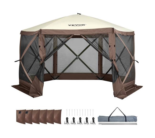 6 kampų iššokanti palapinė nuo saulės8