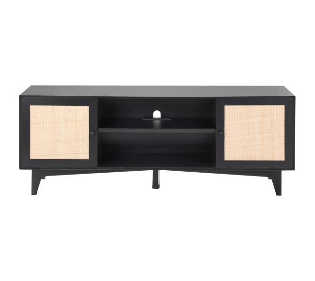 Rataninė TV spintelė 75 colių televizoriui9