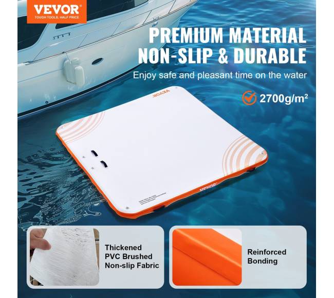 Pripučiama plaukiojanti platforma su kopėčiomis1