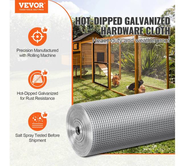 Sutvirtinta vielinė tvorelė 6 mm 91 cm x 15 m1