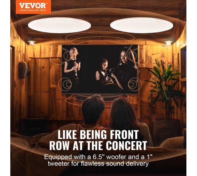 2 vnt 16.5 cm Bluetooth lubų garsiakalbiai 150W1