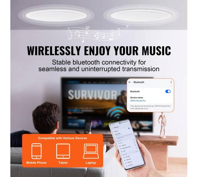 2 vnt 16.5 cm Bluetooth lubų garsiakalbiai 150W2