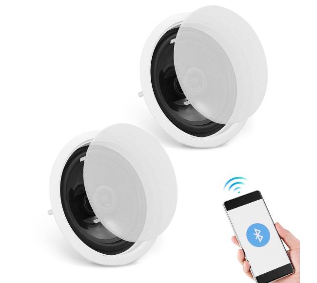 2 vnt 16.5 cm Bluetooth lubų garsiakalbiai 150W8