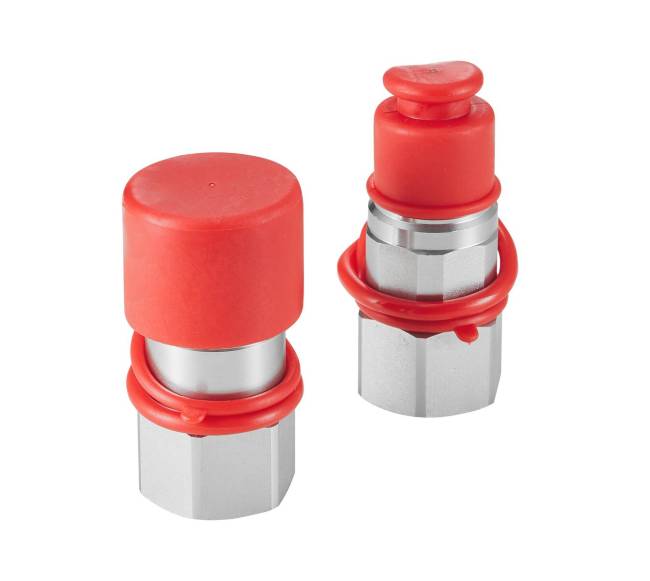 Hidrauliniai jungiamieji 34 SAE jungtys su dangteliais10