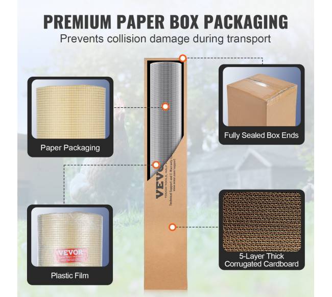 Tvirta 6 mm pločio vištų vielos tinklinė tvora5