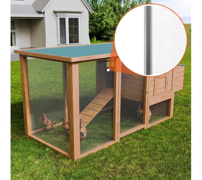 Tvirta 6 mm pločio vištų vielos tinklinė tvora7