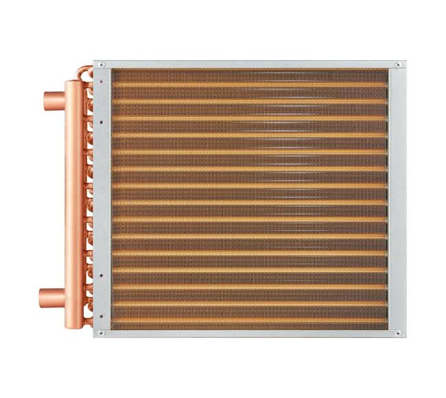 40.64x40.64 cm vandens-oro šilumokaitis, 3 eilės9