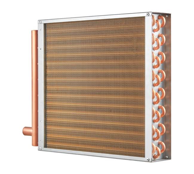 40.64x40.64 cm vandens-oro šilumokaitis, 3 eilės10