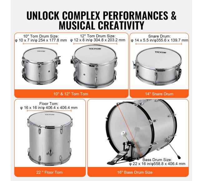 Suaugusiųjų būgnų komplektas 5 dalių su sosto stovu2