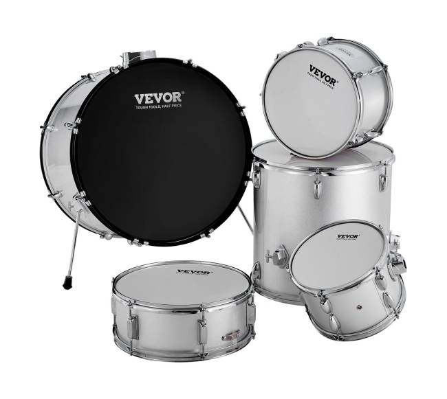 Suaugusiųjų būgnų komplektas 5 dalių su sosto stovu8