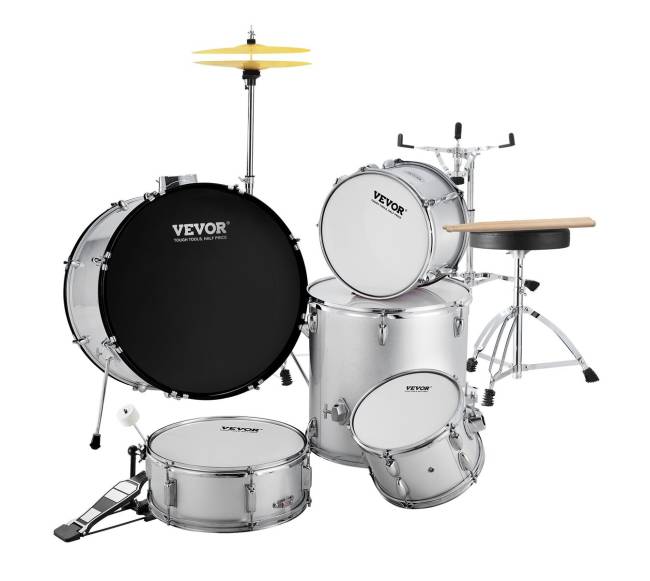 Suaugusiųjų būgnų komplektas 5 dalių su sosto stovu9