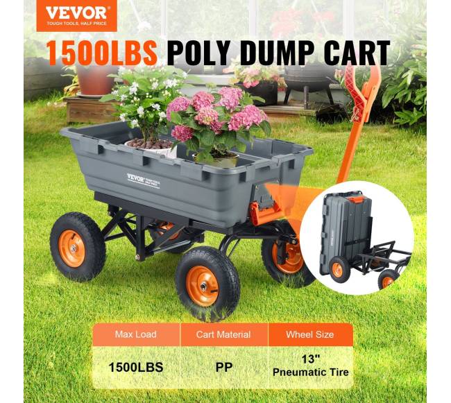 Sodo vežimėlis su polikarbonato kėbulu1