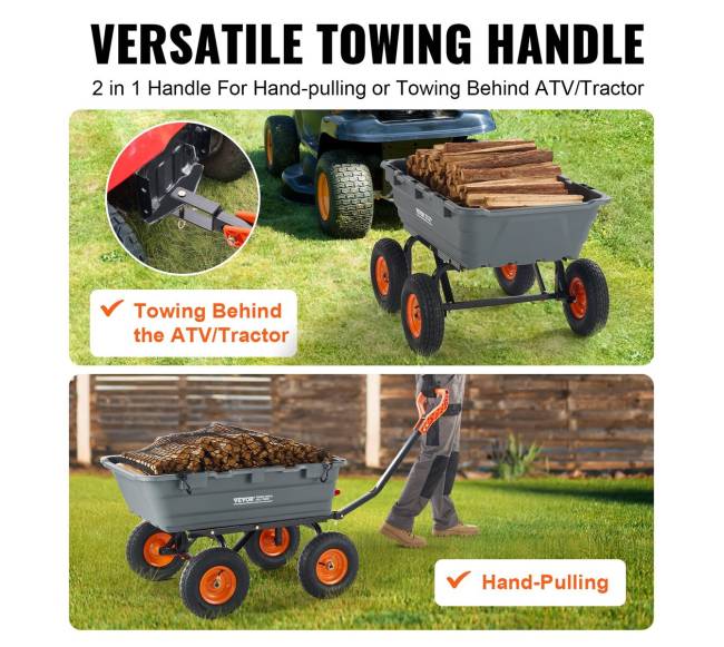 Sodo polikarbonato vežimėlis 364 litrų talpos2