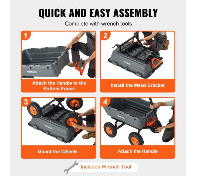 Sodo polikarbonato vežimėlis 364 litrų talpos5