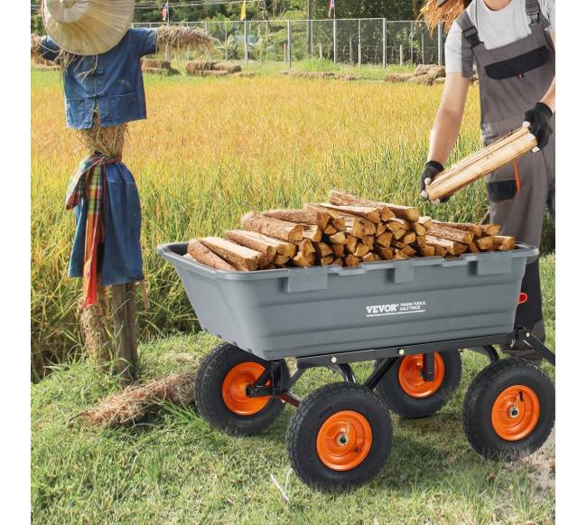 Sodo polikarbonato vežimėlis 364 litrų talpos7