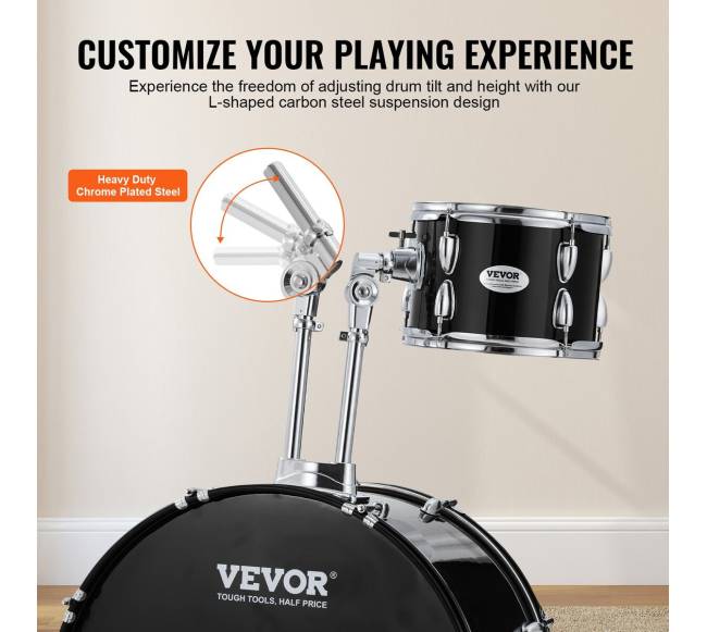 Suaugusiųjų 5 dalių būgnų komplektas 56 cm3