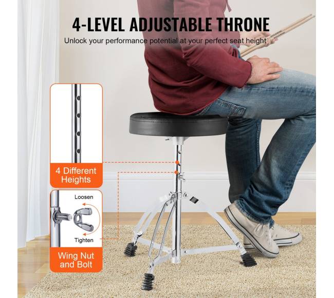 Suaugusiųjų 5 dalių būgnų komplektas 56 cm4