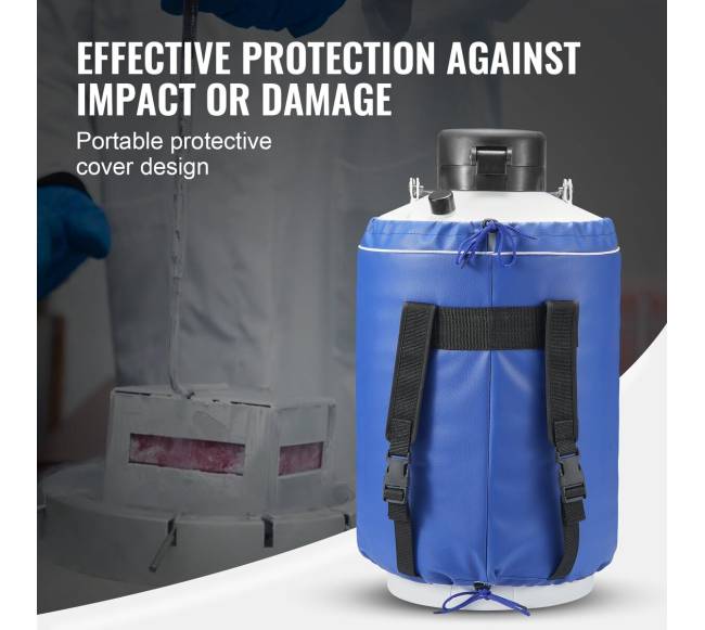 Skysto azoto talpykla 10 L aliuminio lydinio5