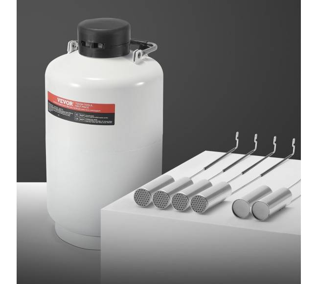 Skysto azoto talpykla 10 L aliuminio lydinio7