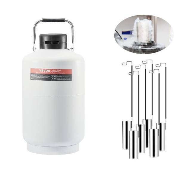 Skysto azoto talpykla 10 L aliuminio lydinio8